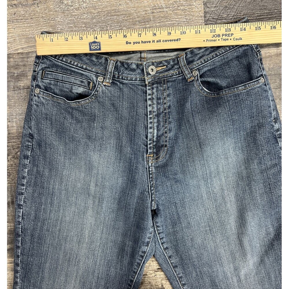 Chicos Platinum Jeans Women 1.5 Regular Blue Denim Quartz Mid Rise Stretch - Picture 6 of 10